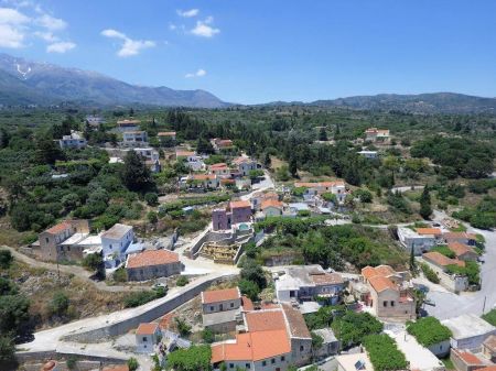 village drone view